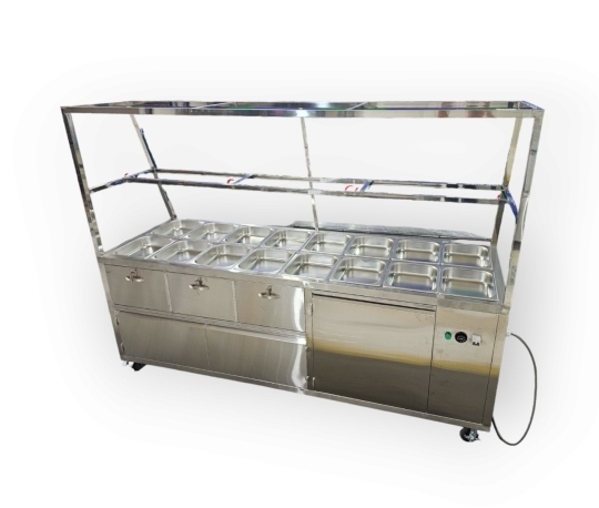 Tủ Hâm Nóng 16 Khay Có 3 Học Kéo THN16K-01304
