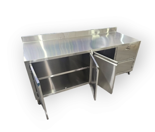 Tủ Inox 201 Có Ngăn giữa T02201