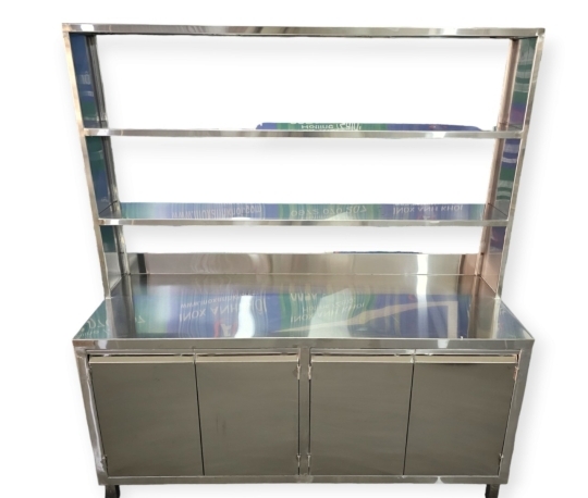 Tủ Inox Có Kệ Trên T01304