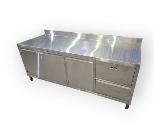 Tủ Inox 304 Có Ngăn giữa T01304