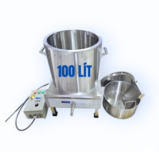 Nồi Nấu Điện TReo Tường 100 lít Inox 304 - NĐTT03100304