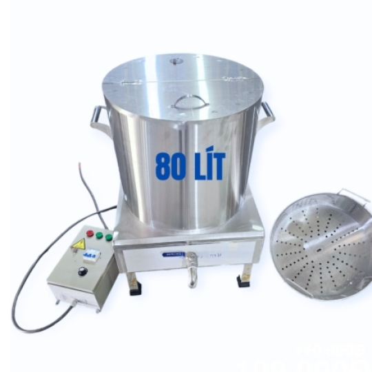 Nồi Nấu Điện TReo Tường 80 lít Inox 304 - NĐTT0480304