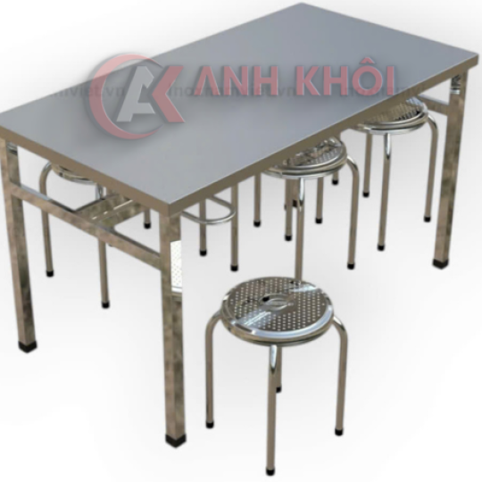 Bàn Ăn Công Nghiệp 6 ghế BACN01201