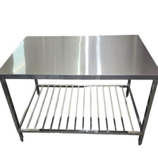 Bàn Inox Có Kệ Dưới Đan Song BDS1488 - 201