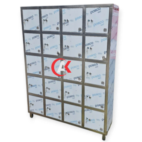 GIA CÔNG TỦ LOCKER INOX 20 NGĂN PS06