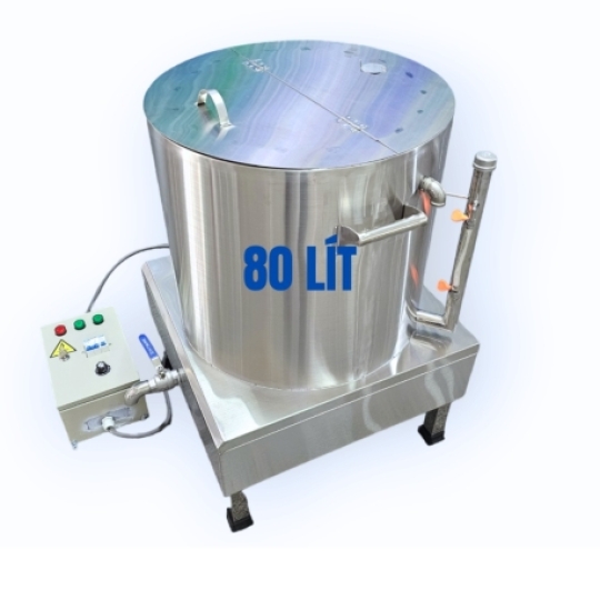 Nồi Nấu Cháo 80l Điện Treo Tường inox 304