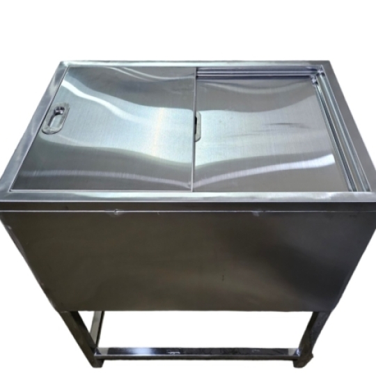 Thùng Đá Inox Có Chân TDC758-08201