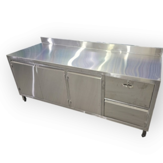 Tủ Inox 304 Có Ngăn giữa T01304